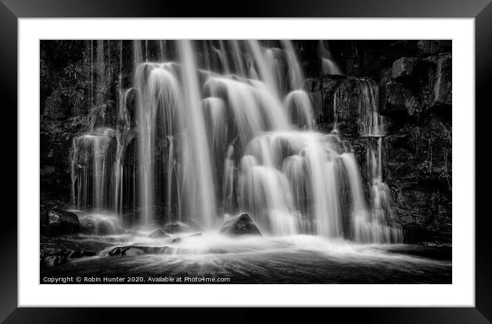 East Gill Force Framed Mounted Print by Robin Hunter