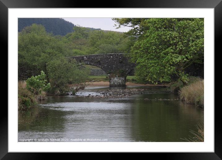 The Dramatic Effect of Two Bridges on Dartmoor Framed Mounted Print by Graham Nathan