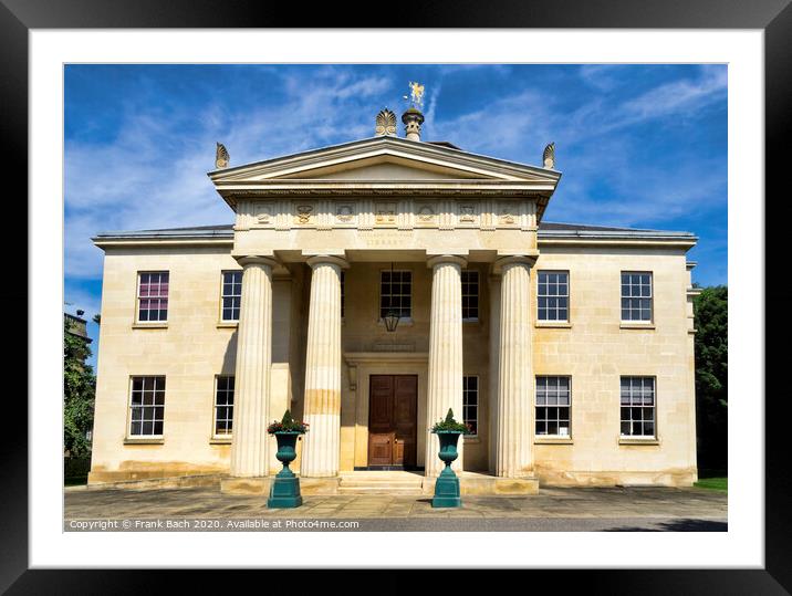 Downing college in Cambridge, UK Framed Mounted Print by Frank Bach