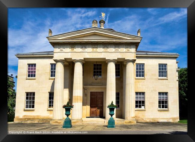 Downing college in Cambridge, UK Framed Print by Frank Bach