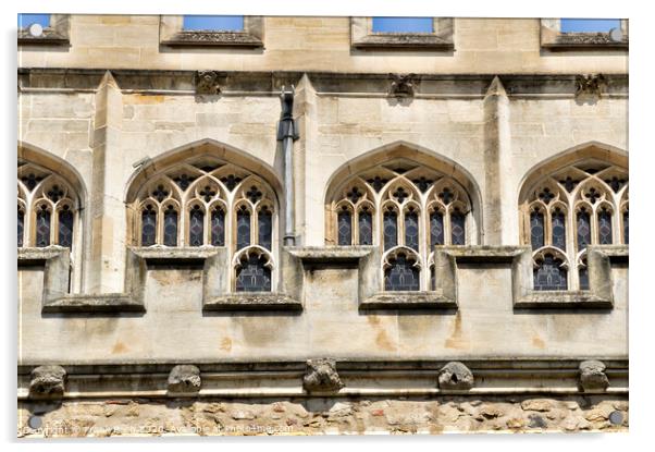 The University Church, Cambridge Acrylic by Frank Bach