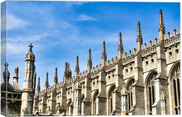 Kings college chapel Cambridge  Canvas Print by Frank Bach