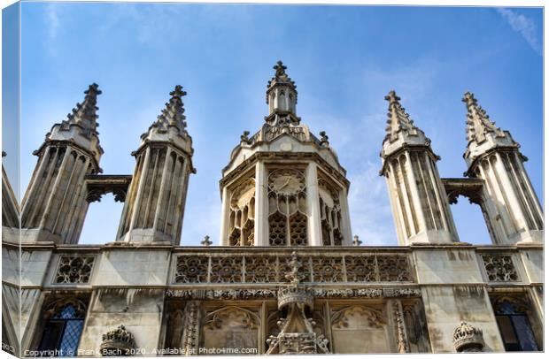 Kings college chapel Cambridge  Canvas Print by Frank Bach