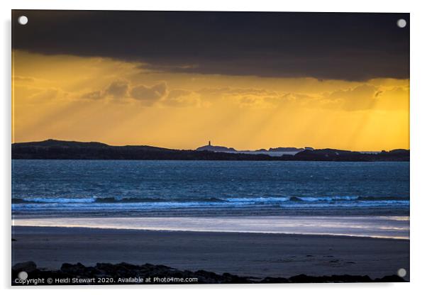 Rhosneigr Beach, Anglesey Acrylic by Heidi Stewart