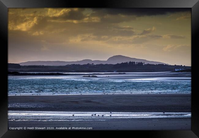 Rhosneigr Beach, Anglesey Framed Print by Heidi Stewart