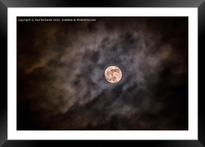 Moonscape Framed Mounted Print by Paul Richards