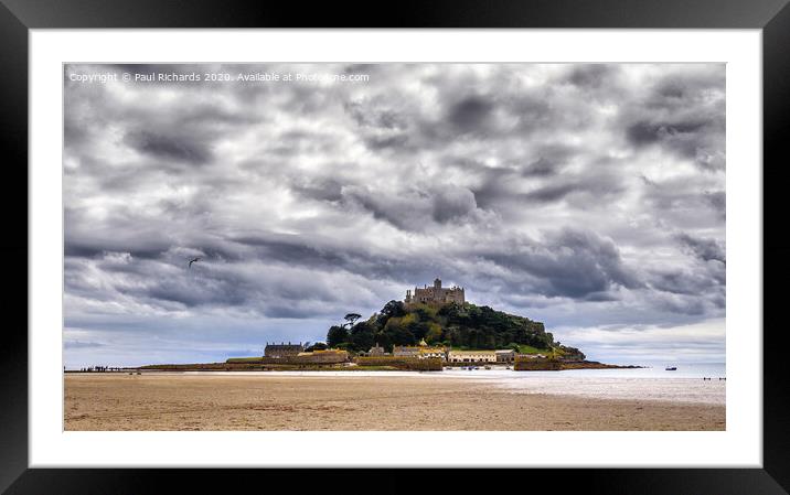 St Michaels Mount Framed Mounted Print by Paul Richards