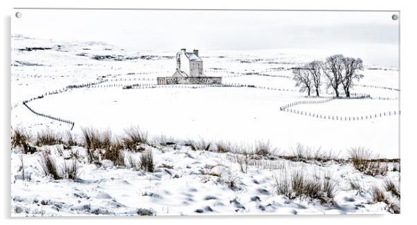 Corgarff Castle Scotland Acrylic by John Frid