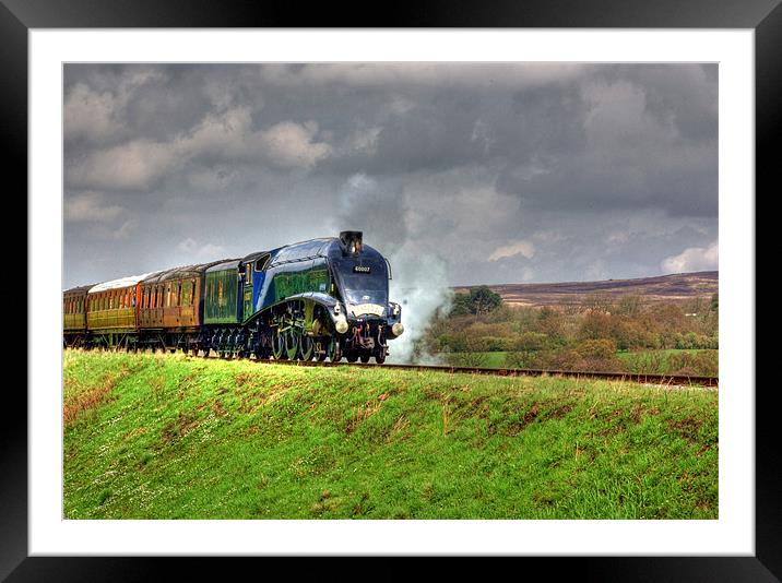 The 12:10 From Goathland Framed Mounted Print by Trevor Kersley RIP