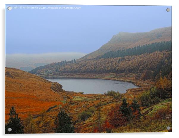 Majestic Autumn Over Dovestones Acrylic by Andy Smith