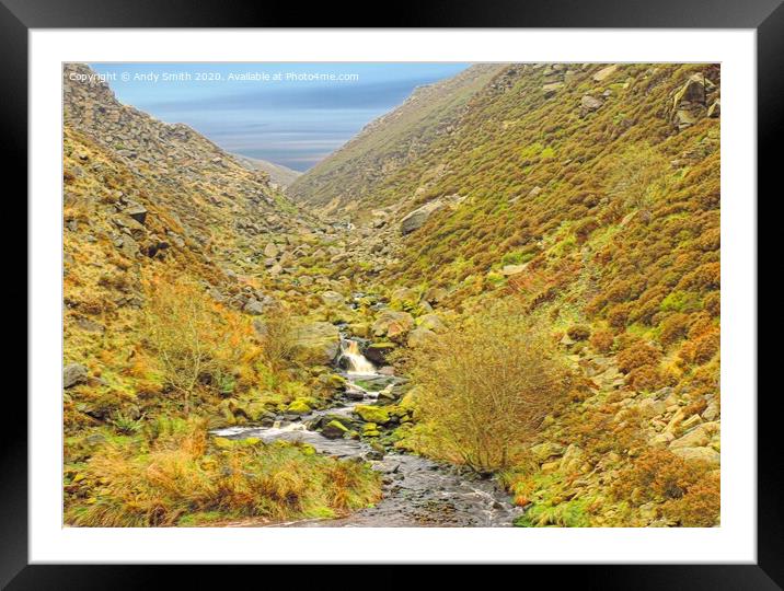 Majestic Autumn at Dovestones Framed Mounted Print by Andy Smith