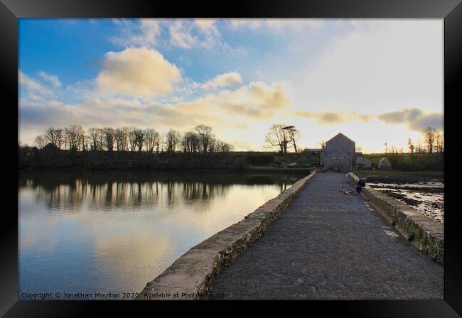 The Mill at Carew Castle Framed Print by Jonathan Moulton