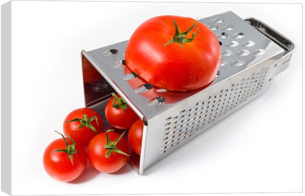 Grate tomatoes Canvas Print by Paul Richards