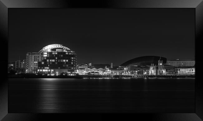Cardiff Bay reflections   Framed Print by Dean Merry