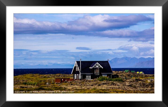 Outdoors in Iceland  Framed Mounted Print by Lee Kokle