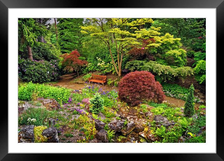 Whinfell Quarry Garden Framed Mounted Print by Darren Galpin