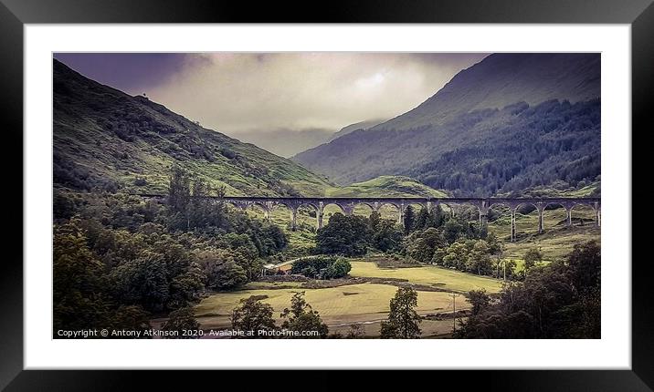 Bonnie Prince Charles Country Glenfinnan. Framed Mounted Print by Antony Atkinson