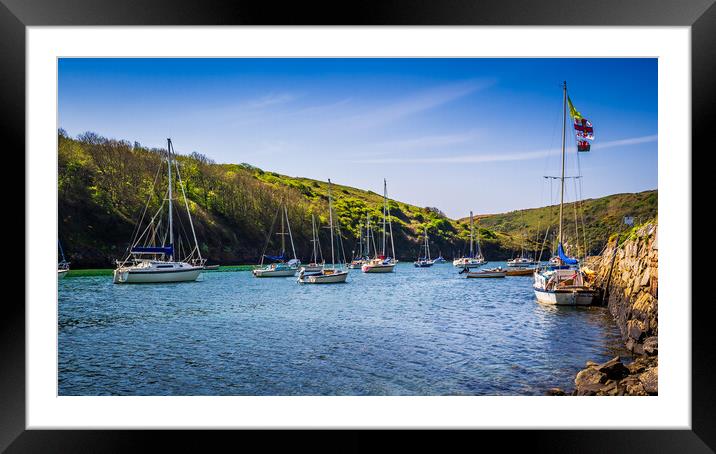 Solva Harbour, Pembrokeshire, Wales, UK Framed Mounted Print by Mark Llewellyn