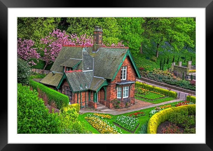 Gardener's cottage Framed Mounted Print by Tom Gomez