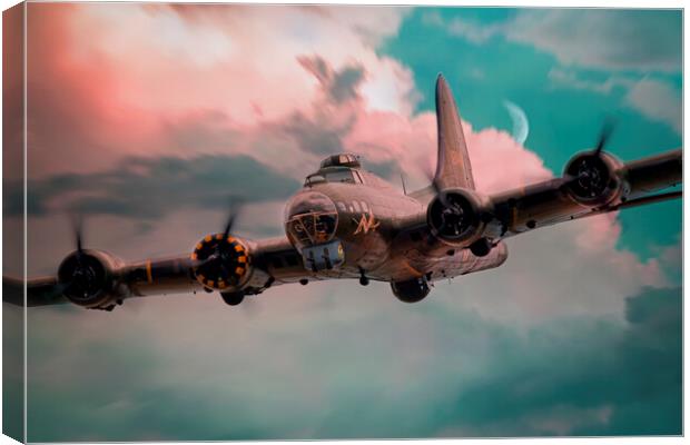B-17 Flying Fortress Canvas Print by J Biggadike