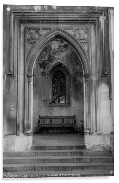 St Dunstans Entry Arch Acrylic by David Caspar
