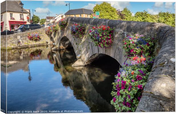 Westport bridge in county Mayo, Ireland Canvas Print by Frank Bach