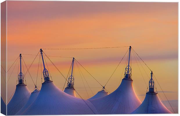 Butlins Sunset Canvas Print by Mike Sherman Photog