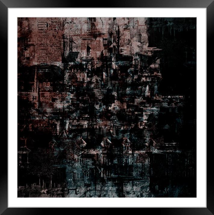 Lincoln Cathedral Abstract  Framed Mounted Print by Jon Fixter