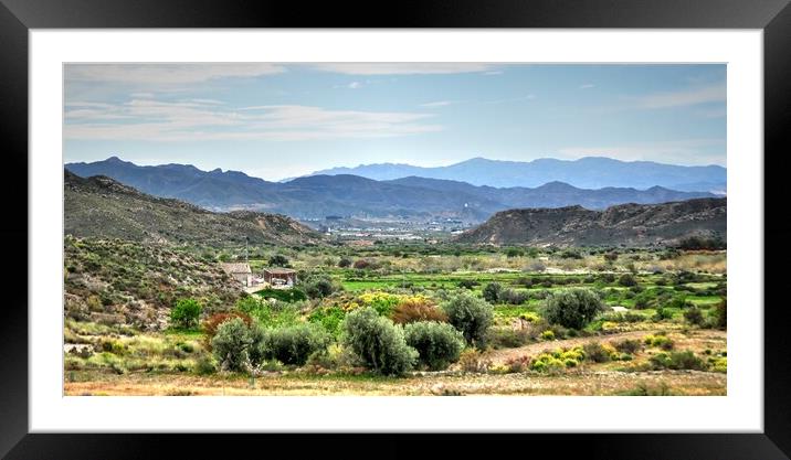 Murcia mountain range  Framed Mounted Print by Jon Fixter