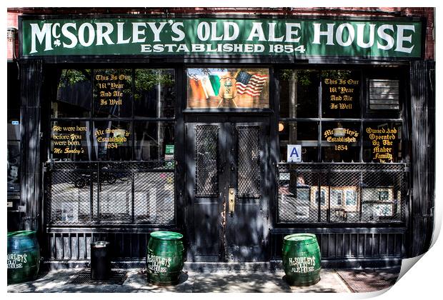 McSorley's Old Ale House Print by David Hare