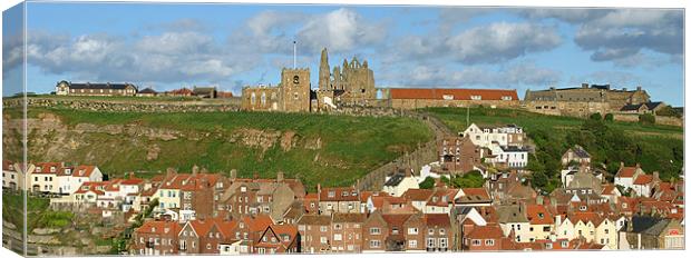 East Whitby - Panoramic Canvas Print by graham young