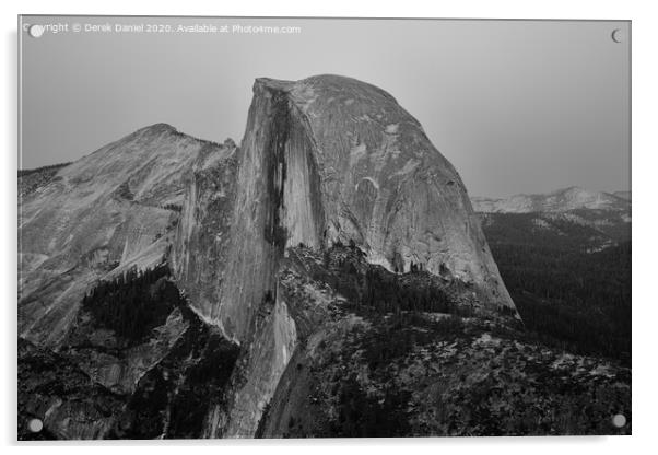 Half Dome - Yosemite Acrylic by Derek Daniel