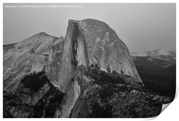 Half Dome - Yosemite Print by Derek Daniel
