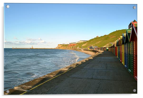 West Beach Promenade, Whitby Acrylic by graham young