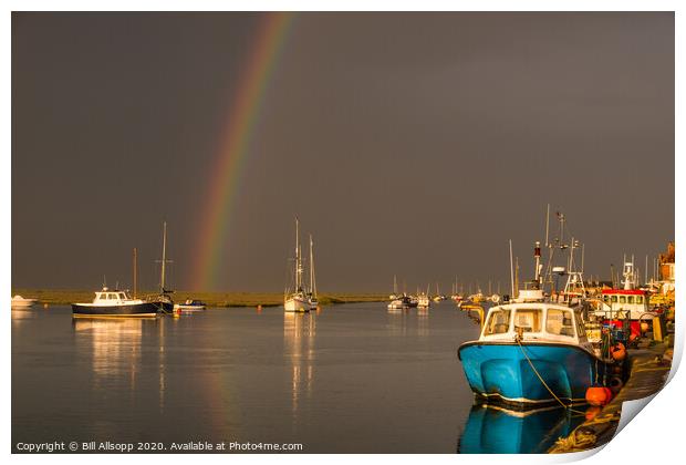 Sun and storm. Print by Bill Allsopp