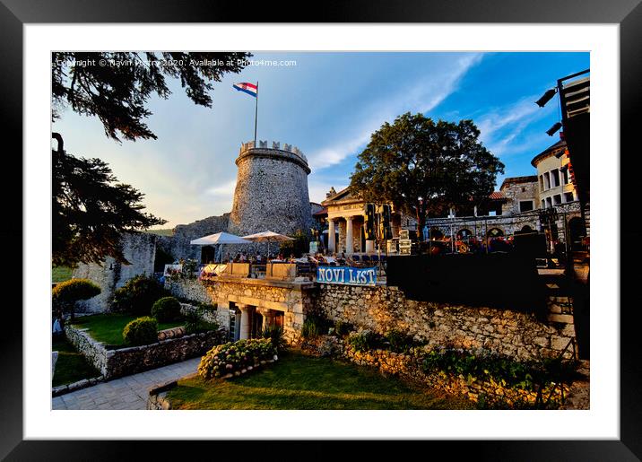 Trsat, Rijeka, Croatia Framed Mounted Print by Navin Mistry