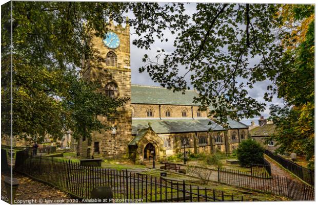 St Michael & All Angels Church, Haworth Canvas Print by kevin cook