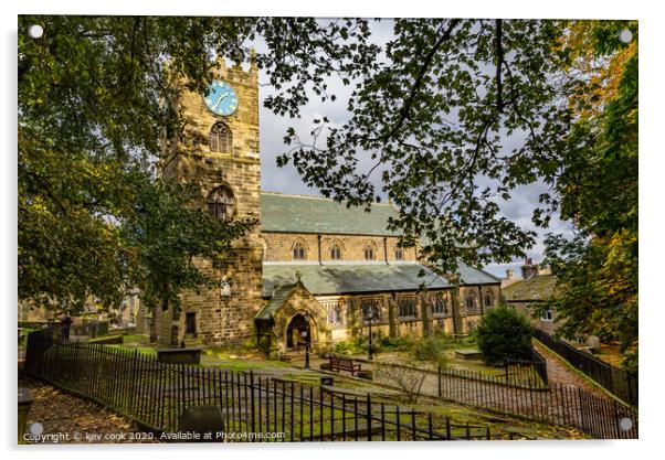 St Michael & All Angels Church, Haworth Acrylic by kevin cook