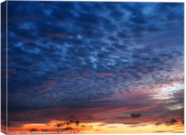 Apocalyptic Clouds Canvas Print by AJS Photography