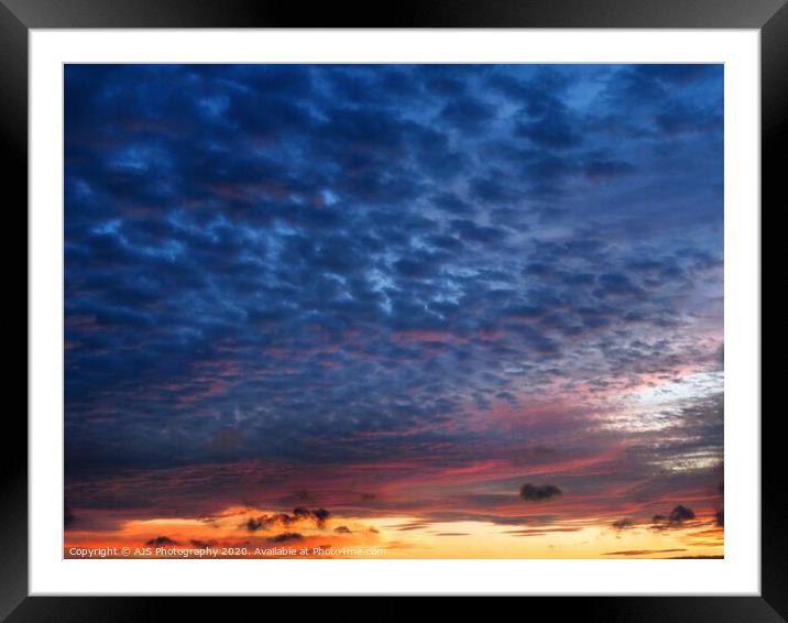 Apocalyptic Clouds Framed Mounted Print by AJS Photography