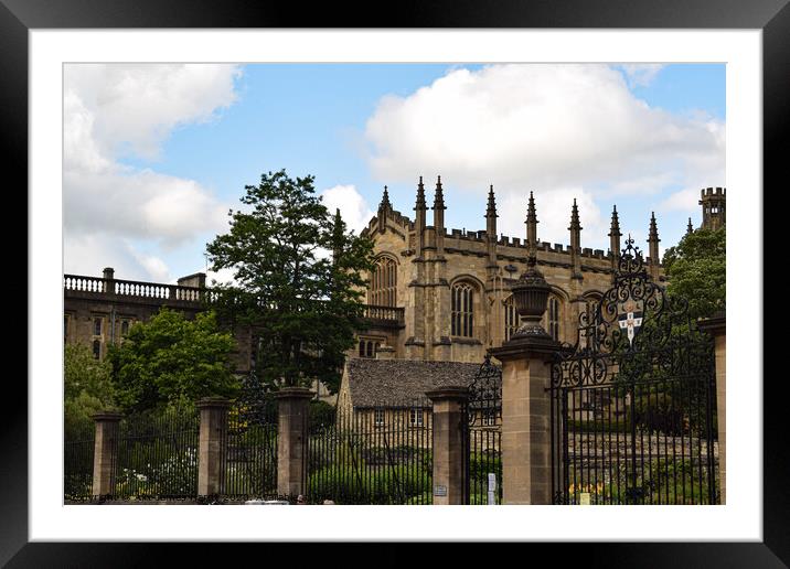 Christchurch, Oxford Framed Mounted Print by Alix-James Hardy