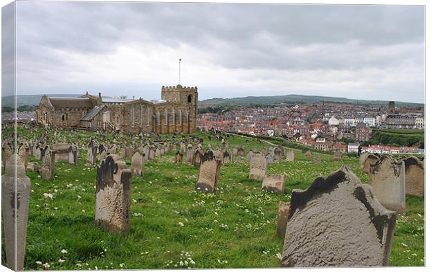 St Marys Church, Whitby Canvas Print by graham young