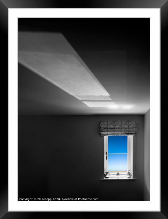 The grey room. Framed Mounted Print by Bill Allsopp