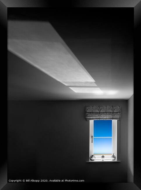 The grey room. Framed Print by Bill Allsopp