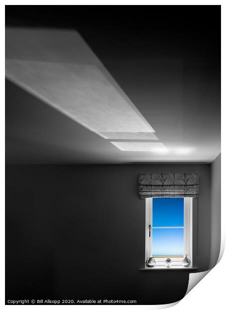 The grey room. Print by Bill Allsopp
