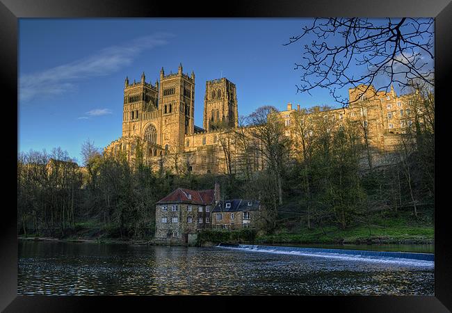 Durham Cathedral in Spring Framed Print by Kevin Tate