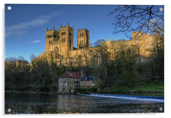 Durham Cathedral in Spring Acrylic by Kevin Tate