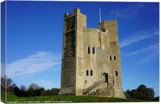 Orford Castle Canvas Print by Ian Pope