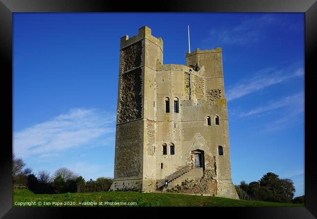 Orford Castle Framed Print by Ian Pope
