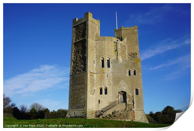 Orford Castle Print by Ian Pope